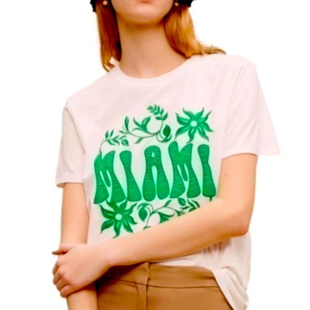 MAJE Miami T-Shirt Size Medium